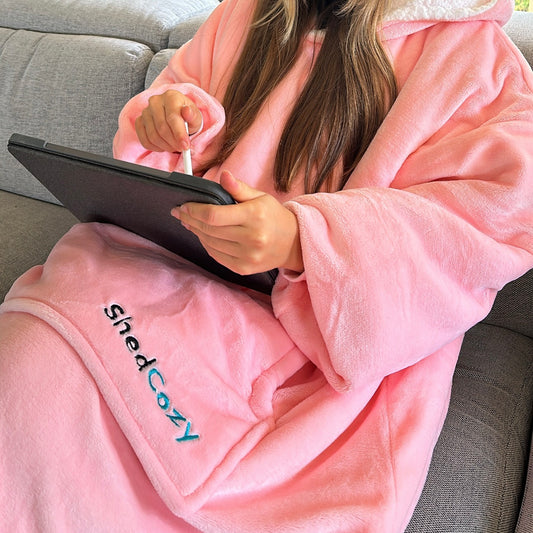 ShedCozy™ Hoodie Premium pour Adultes (Rose Blush)